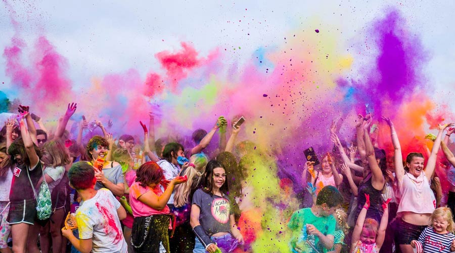 The festival of color