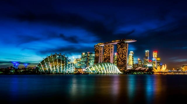 Singapore at night