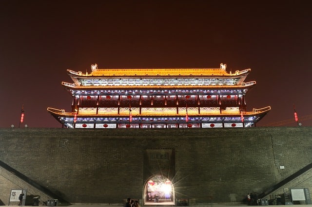 Bell Tower of Xi'an inChina