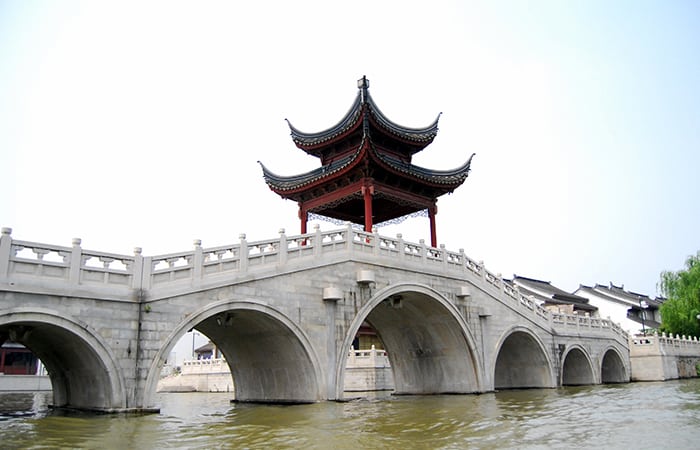 Fangsheng Bridge in Zhujiajiao Water Town