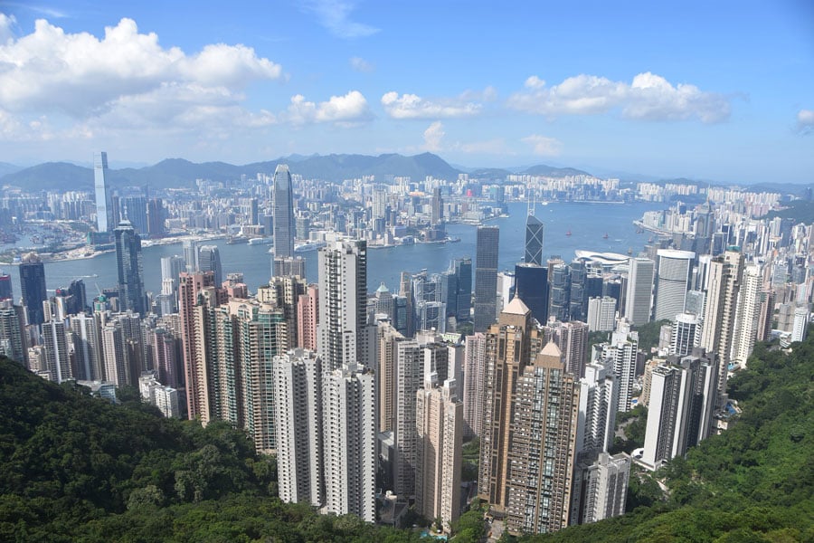 Victoria Peak View in Daytime