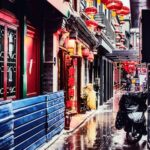 Wide and Narrow Alley in chengdu