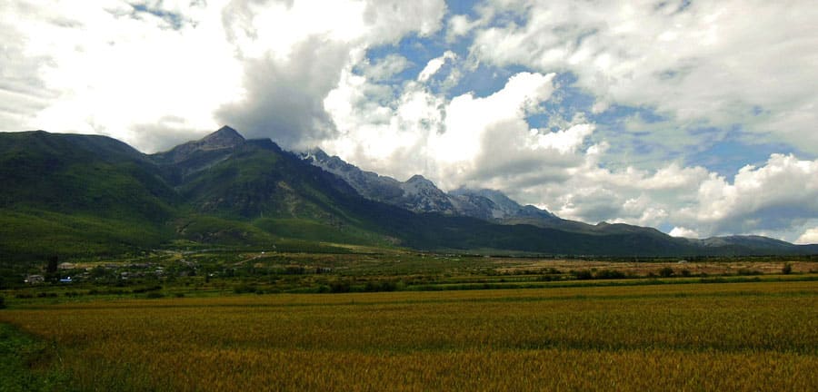 The Jade Dragon Snow Mountain in China