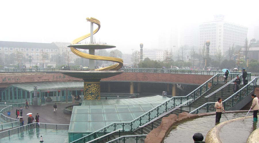 Tianfu Square in Chengdu