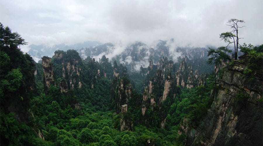 Zhangjiajie National Park in China