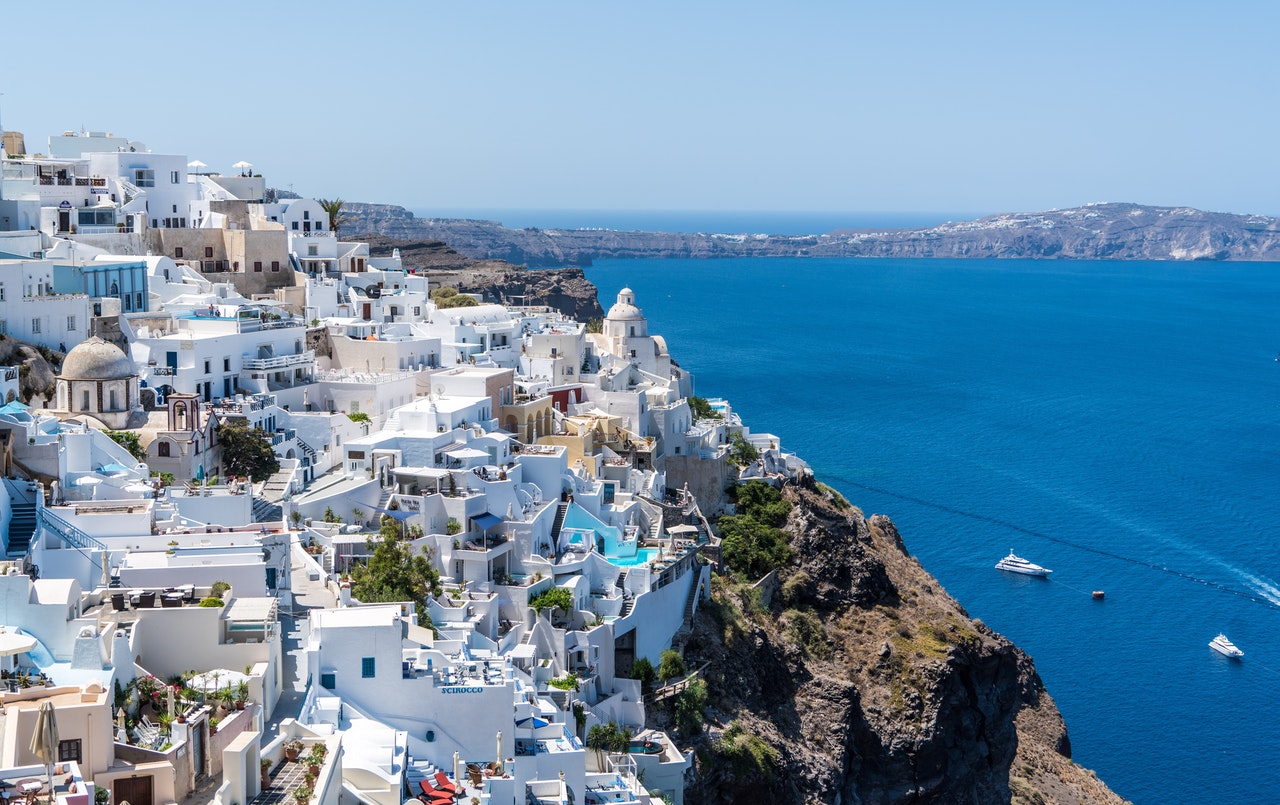 Santorini in Greece