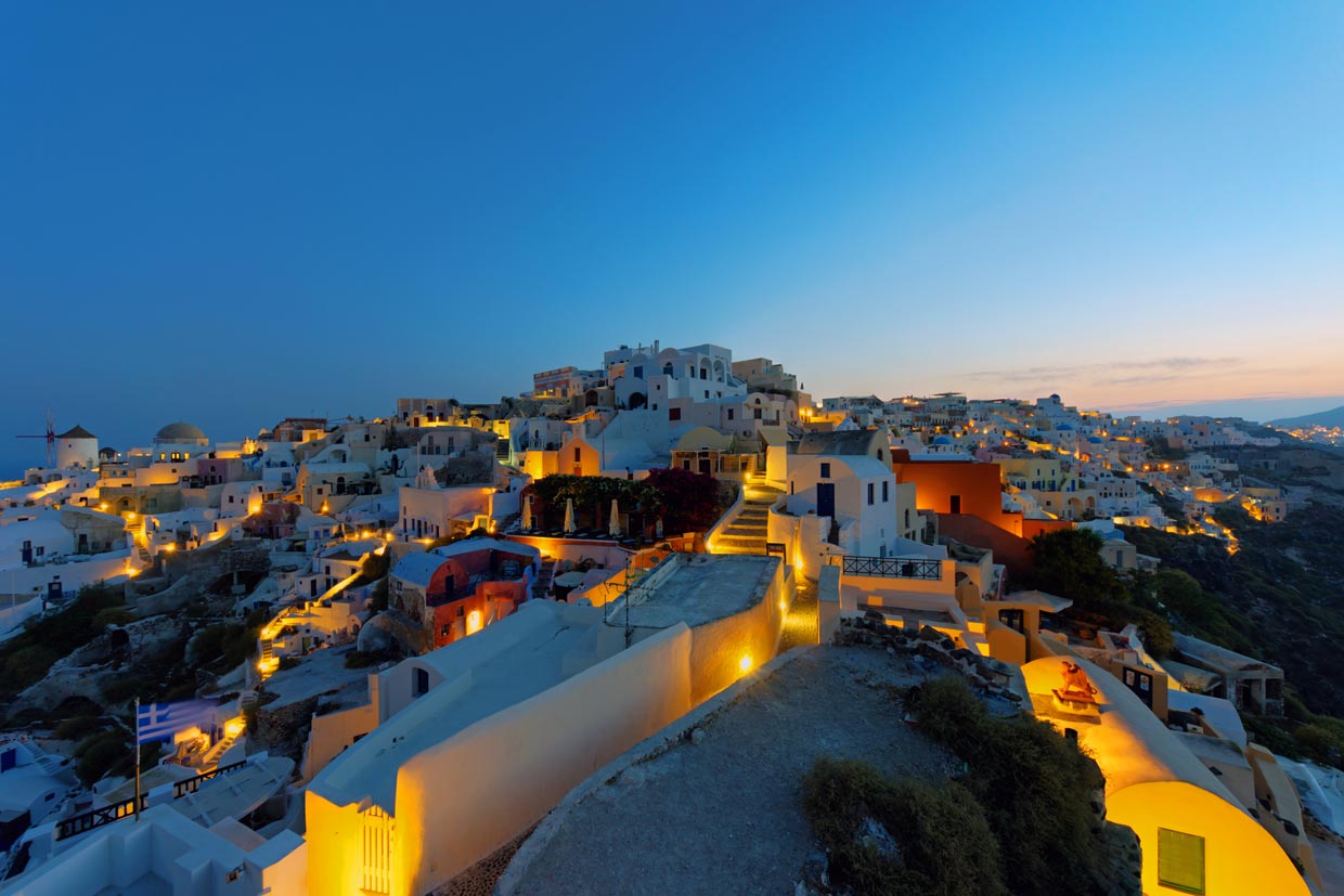 Santorini in Greece