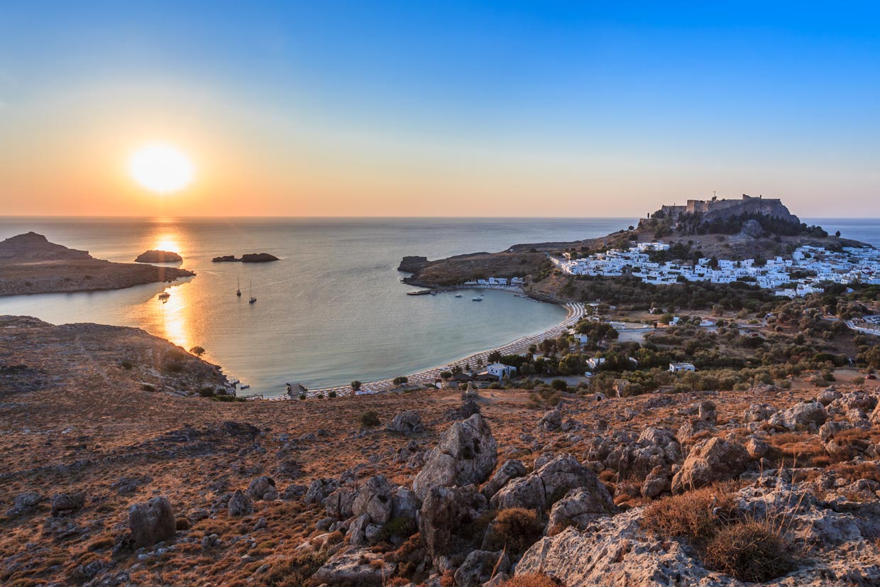 Lindos in Greece