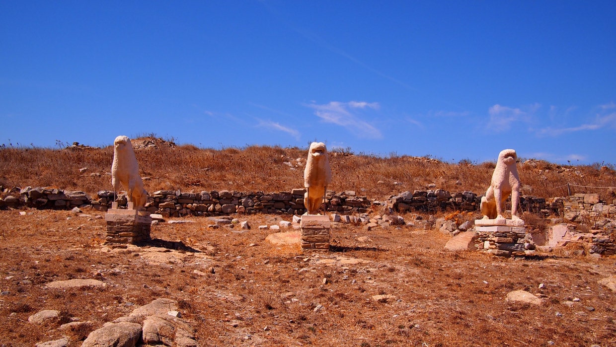 Delos in Greece