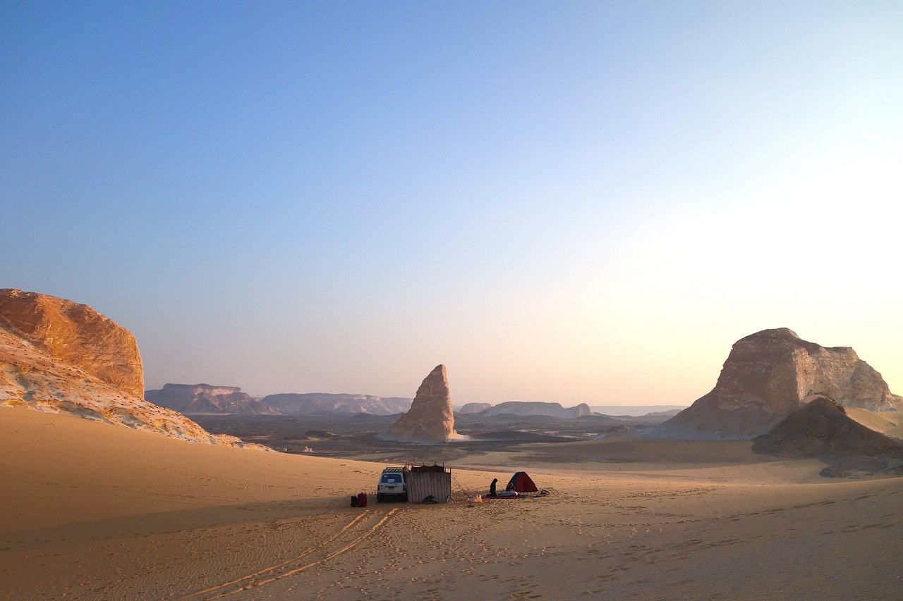 Black Desert in Egypt