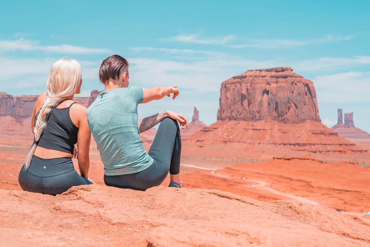 A Couple in Monument Valley