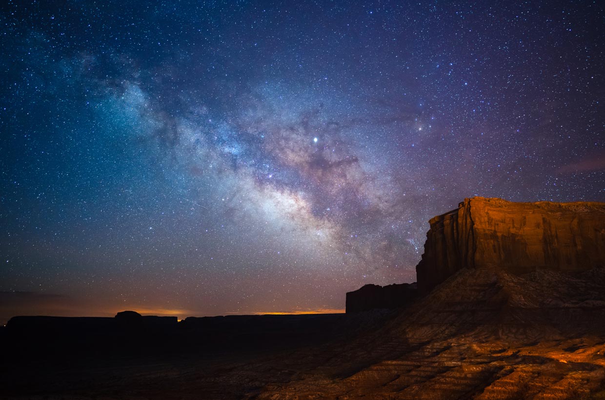 Monument Valley at Night