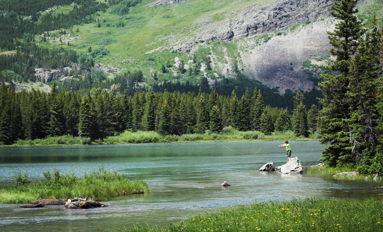 Fishing in Glacier National Park