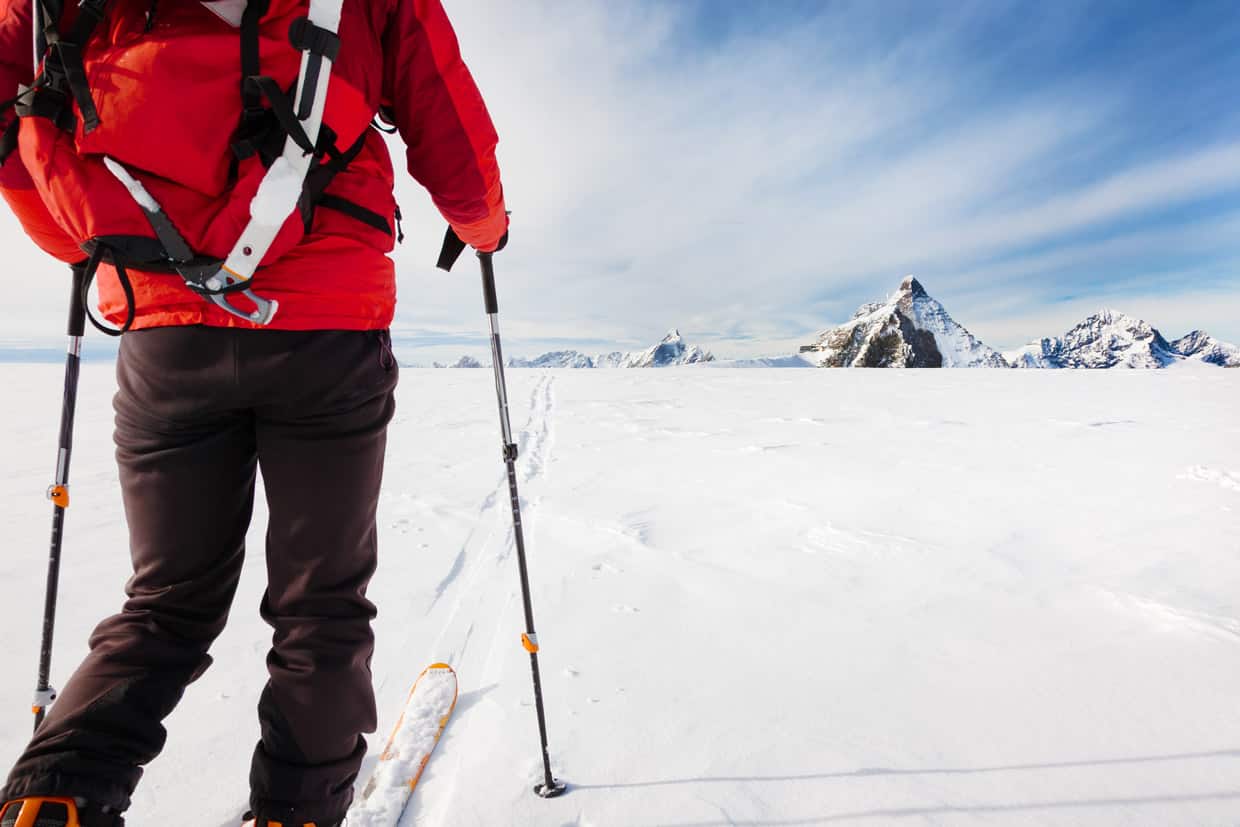 Skiing in Glacier National Park