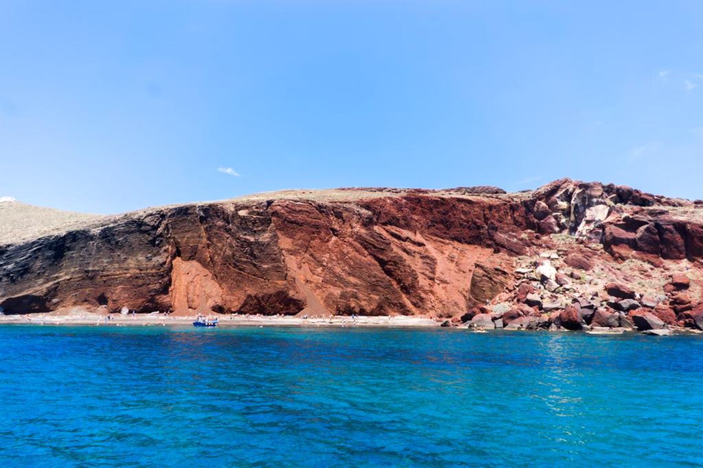 Santorini's Red Beach
