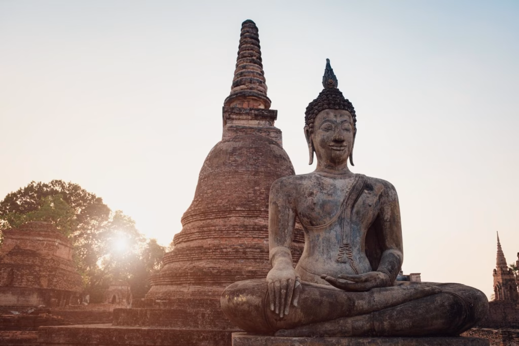 Sukhothai historical park a UNESCO world heritage in Thailand